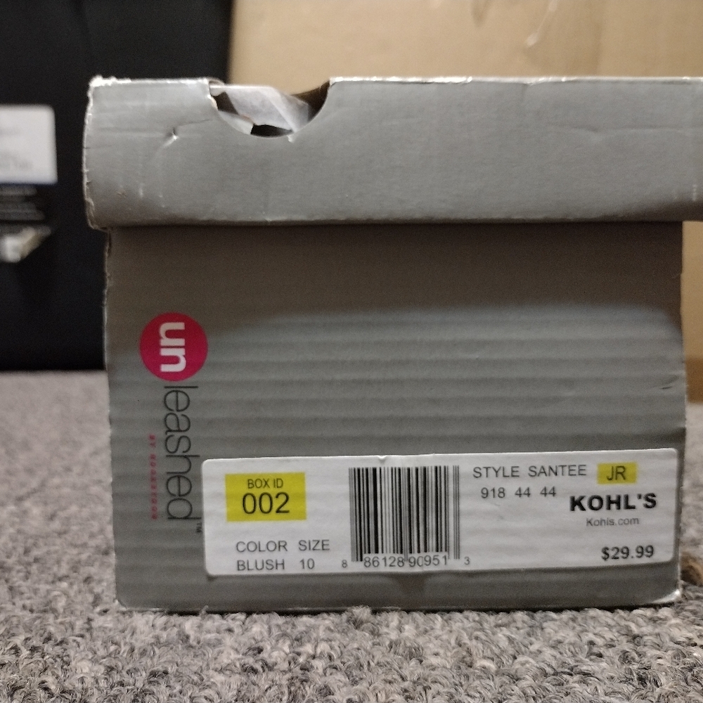Unleashed Women's Santee Blush Slides Size 10M